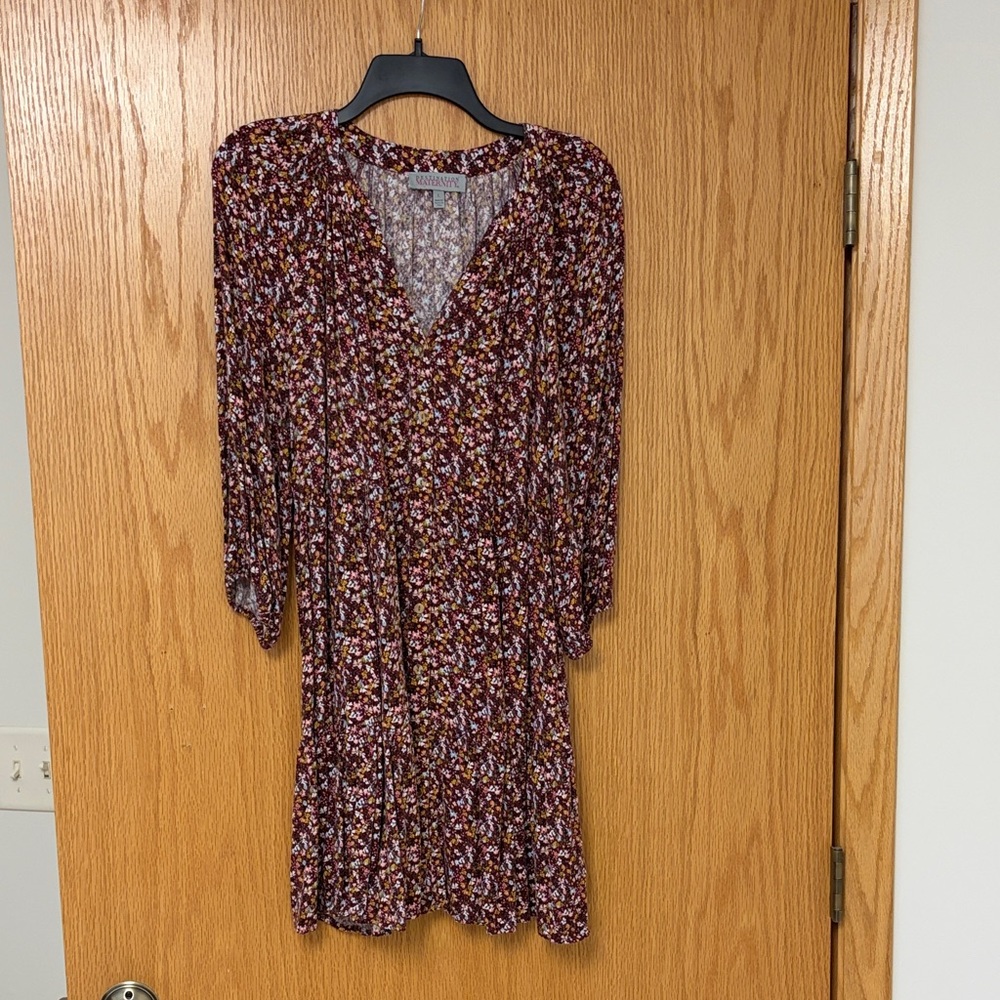 Destination Maternity Multicolor Long Sleeve Dress
